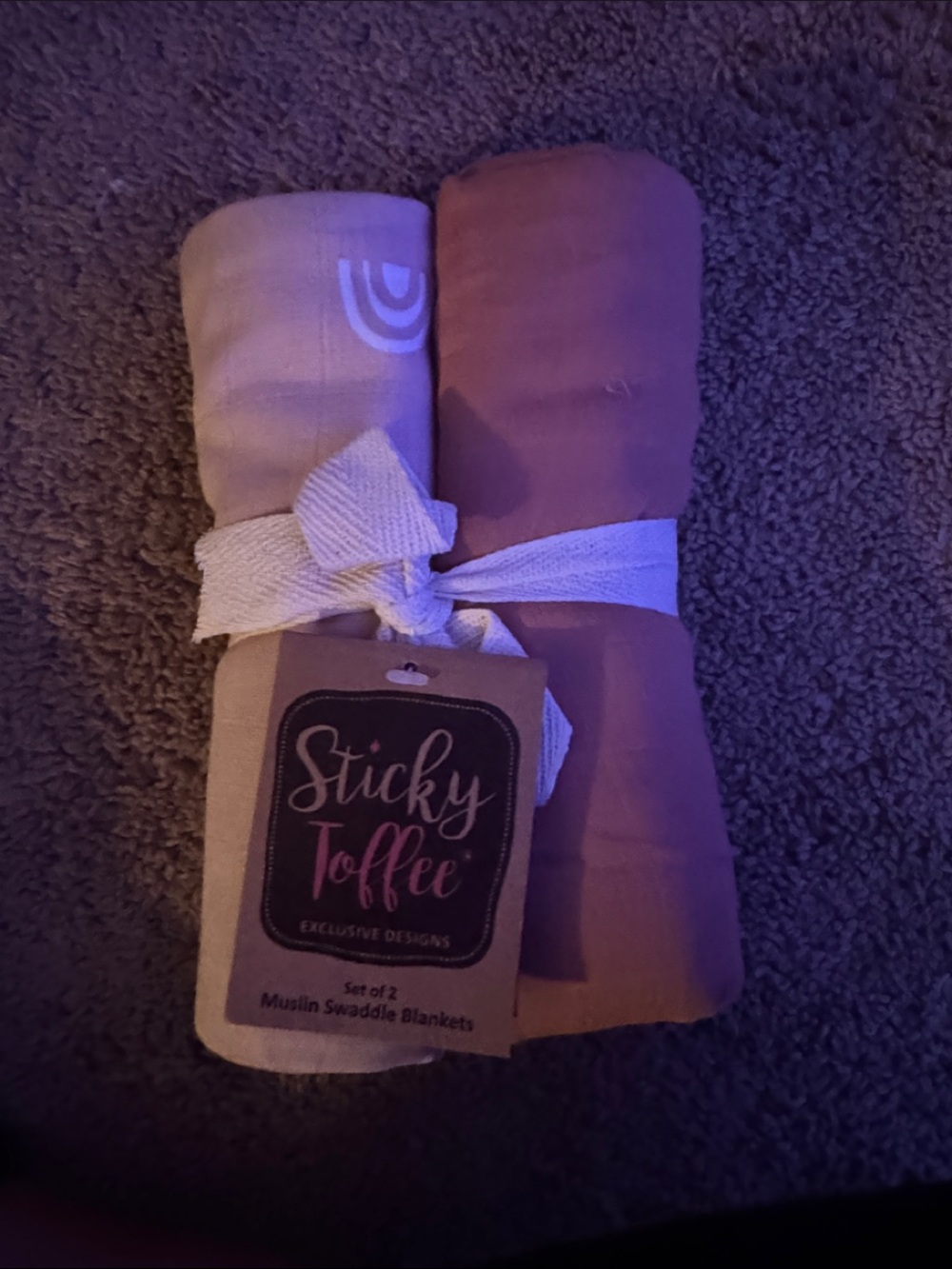 Peach Muslin Swaddle Blanket Set - Pack of 2